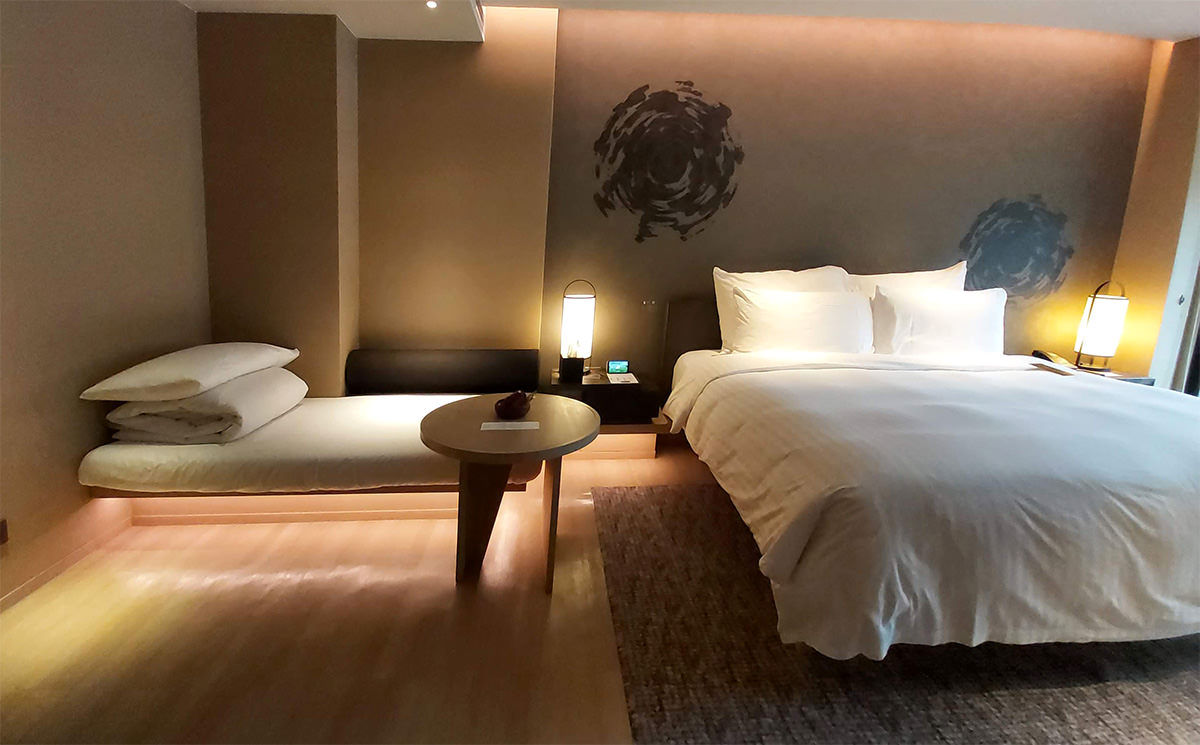 宜蘭住宿｜礁溪寒沐酒店 MU Hotel 精緻優質溫泉飯店，乘風居房型讓你 1 秒回到家的感覺